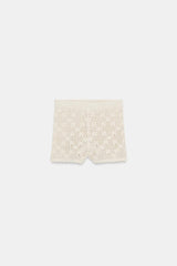 SHORT EN MAILLE POINTELLE