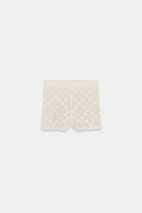 SHORT EN MAILLE POINTELLE