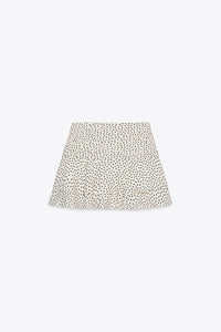 JUPE-CULOTTE À VOLANTS