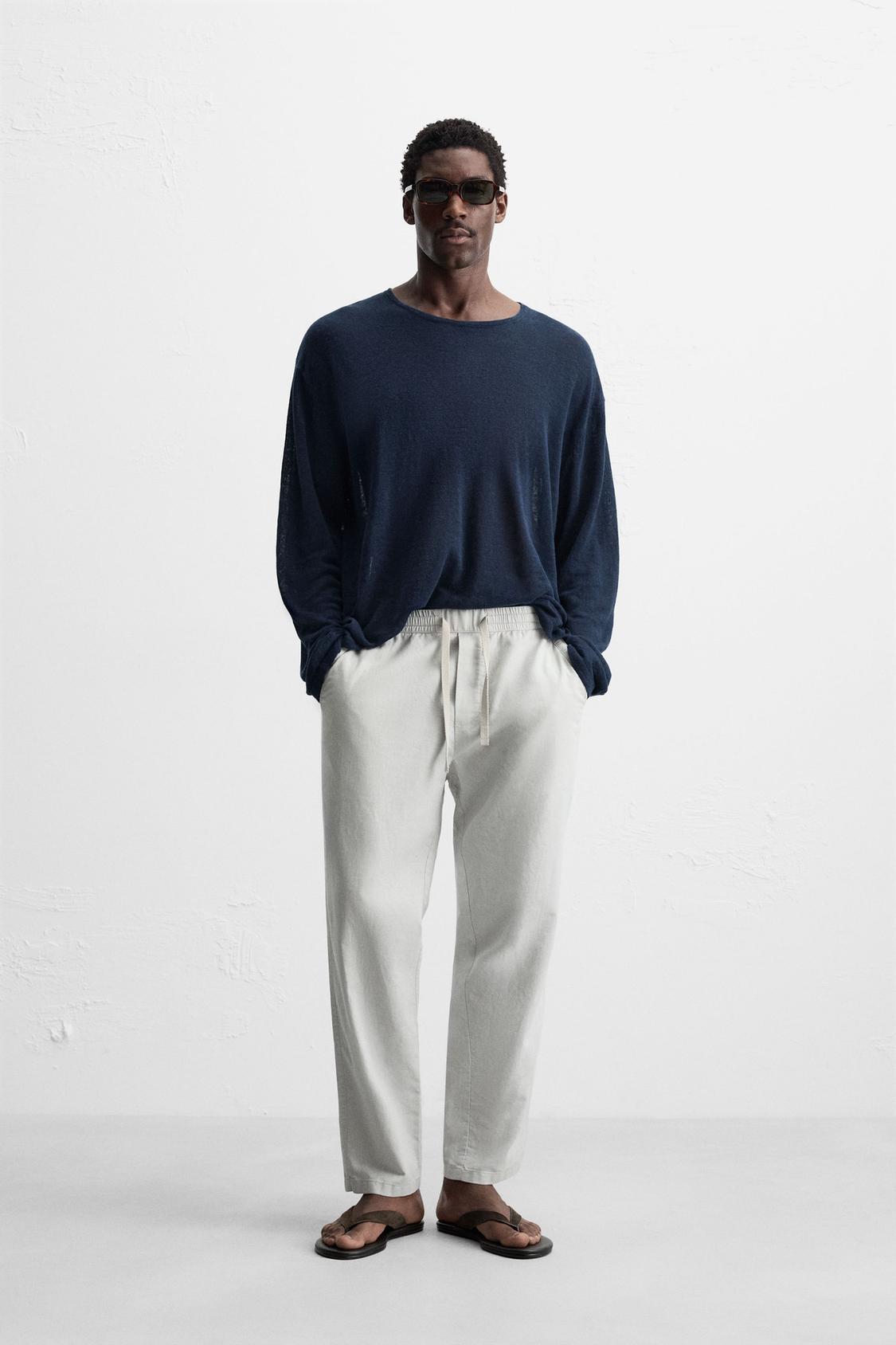 PANTALON RELAXED FIT COTON - LIN