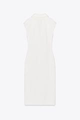ROBE CHEMISE PIQUÉE