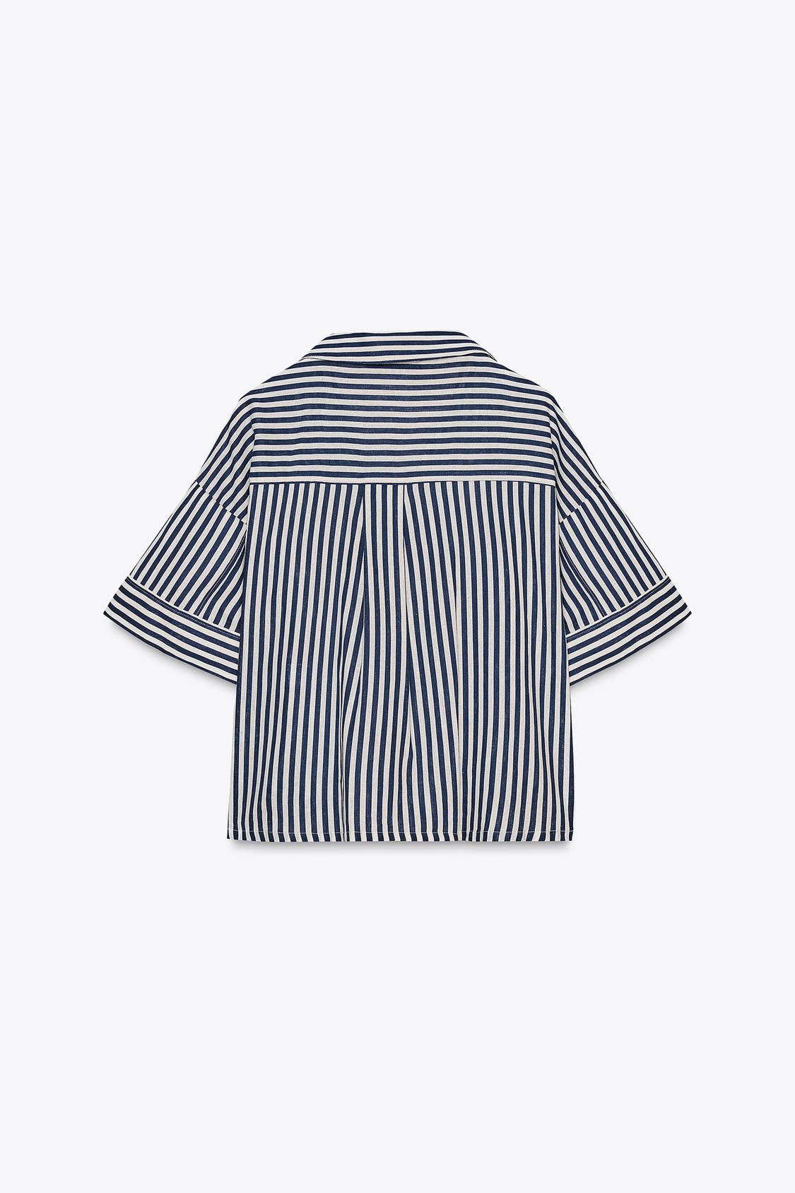 CHEMISE COURTE EN LIN