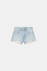 SHORT EN DENIM TRF TAILLE HAUTE DÉCHIRURES
