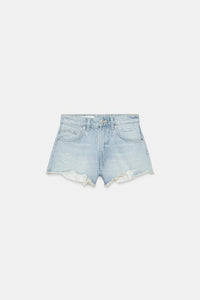 SHORT EN DENIM TRF TAILLE HAUTE DÉCHIRURES