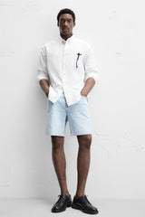 SHORT EN DENIM COUPE CLASSIQUE