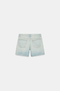 SHORT REGULAR EN DENIM TRF TAILLE MOYENNE