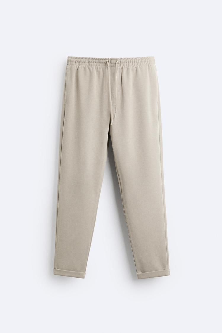Pantalon style jogging - Vison