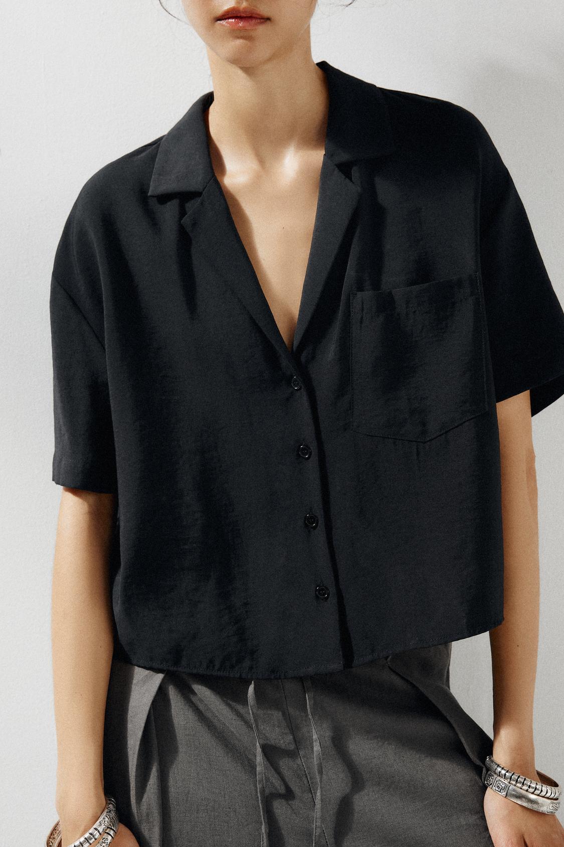 CHEMISE FLUIDE POCHE