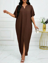 Robe caftan - Marron
