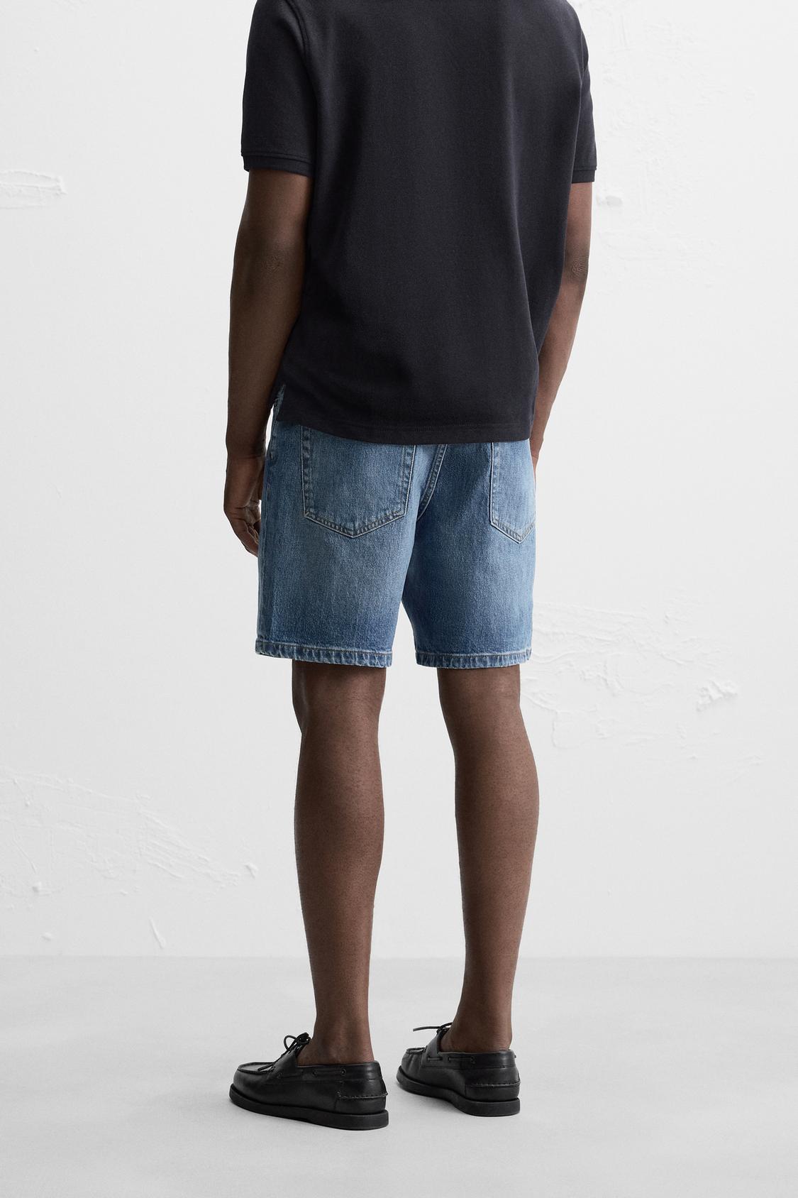SHORT EN DENIM COUPE CLASSIQUE
