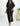 Robe caftan - Noir