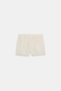 SHORT BRODÉ AVEC LIN ZW COLLECTION