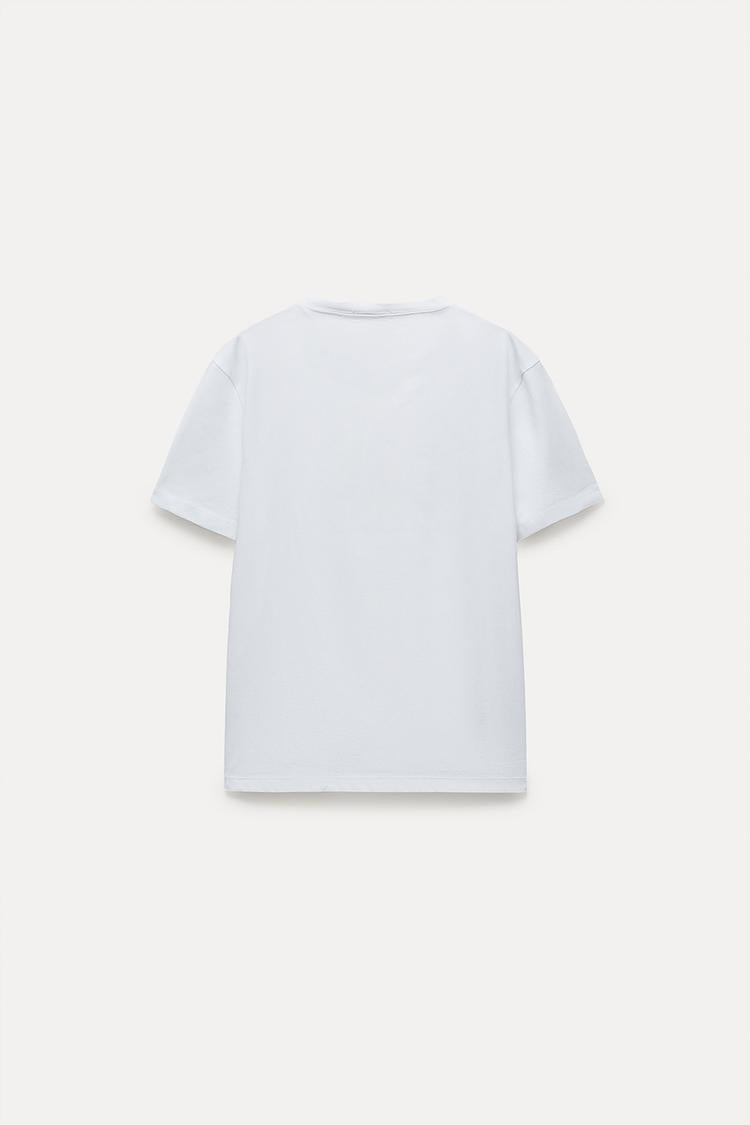 T-shirt coton basique - Blanc