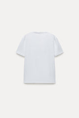 T-shirt coton basique - Blanc