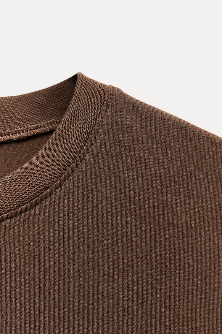 T-shirt a manches courtes - Marron