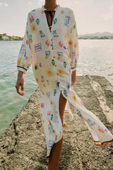 ROBE LONGUE IMPRIMÉE