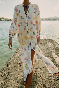 ROBE LONGUE IMPRIMÉE