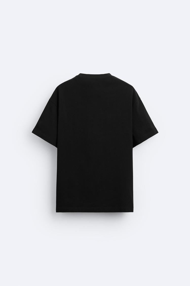 T shirt basique épais - Noir