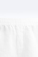 Short en Lin - Bleu Marine