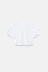 T-SHIRT COURT À MANCHES AMPLES
