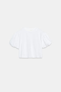 T-SHIRT COURT À MANCHES AMPLES