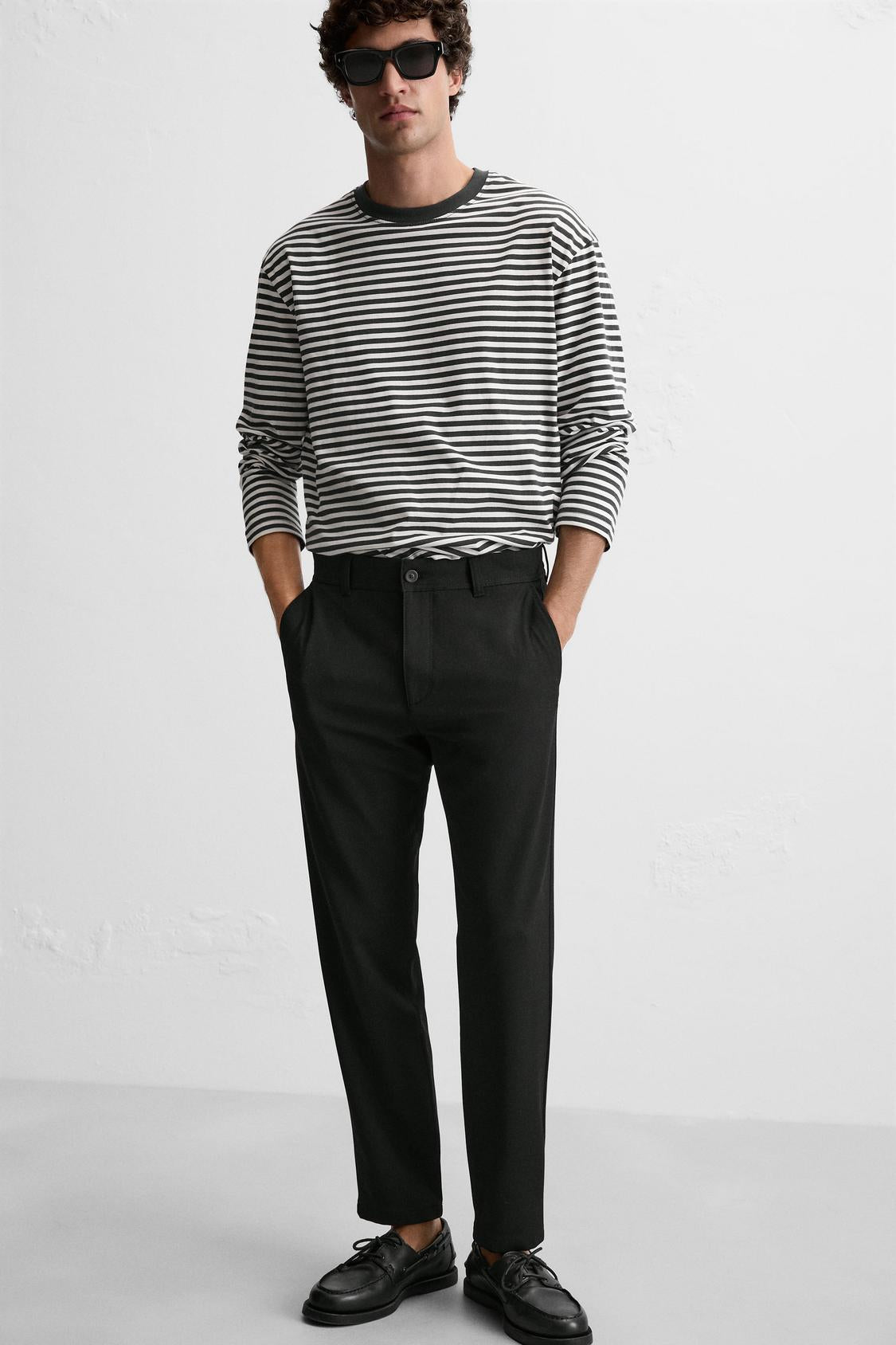 PANTALON À TEXTURE CONFORT