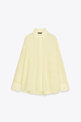 CHEMISE OVERSIZE GAZE RAYURES
