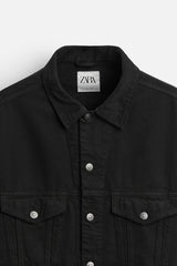 Veste en jean coupe carrée