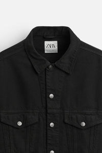 Veste en jean coupe carrée