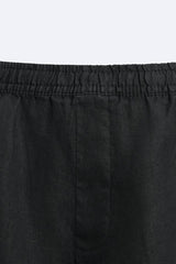 Short en Lin - Bleu Marine