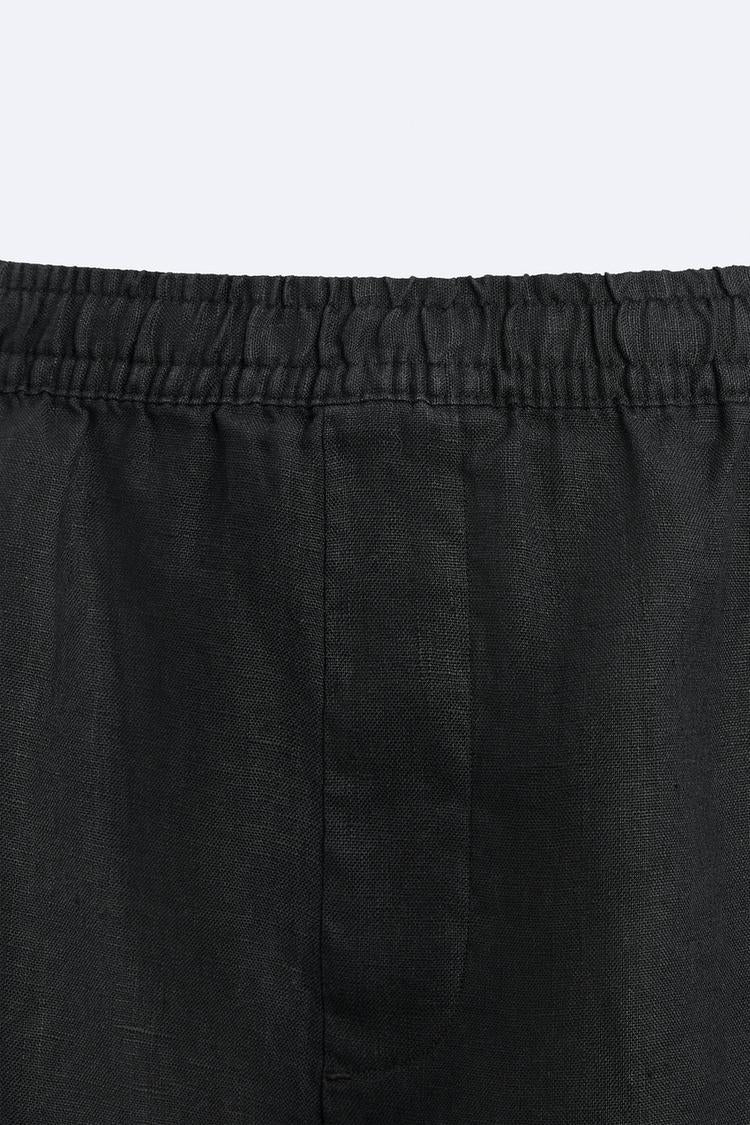 Short en Lin - Bleu Marine
