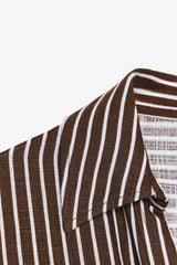 CHEMISE COURTE EN LIN