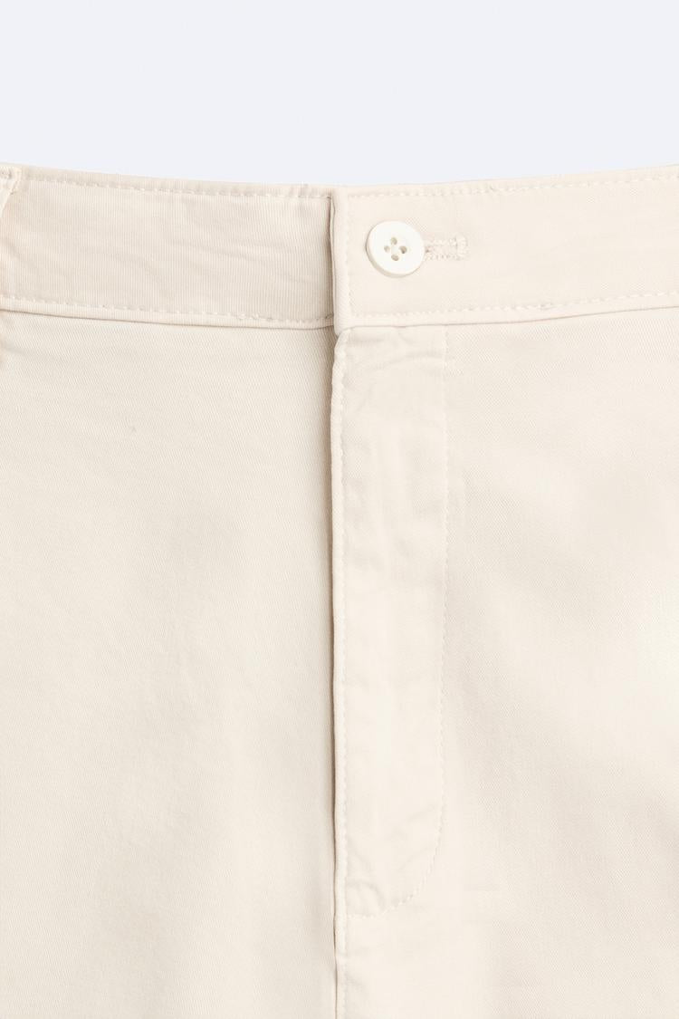 Pantalon chino coupe moulante - Beige