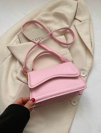 Mini sac carré léger - Rose bonbon