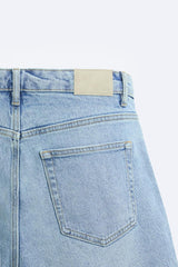 Short en Jean - Noir