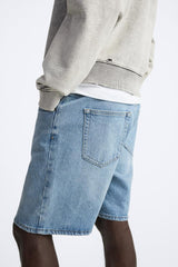 Short en Jean - Noir