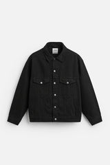 Veste en jean coupe carrée