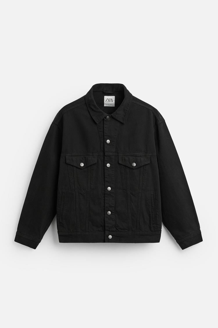 Veste en jean coupe carrée