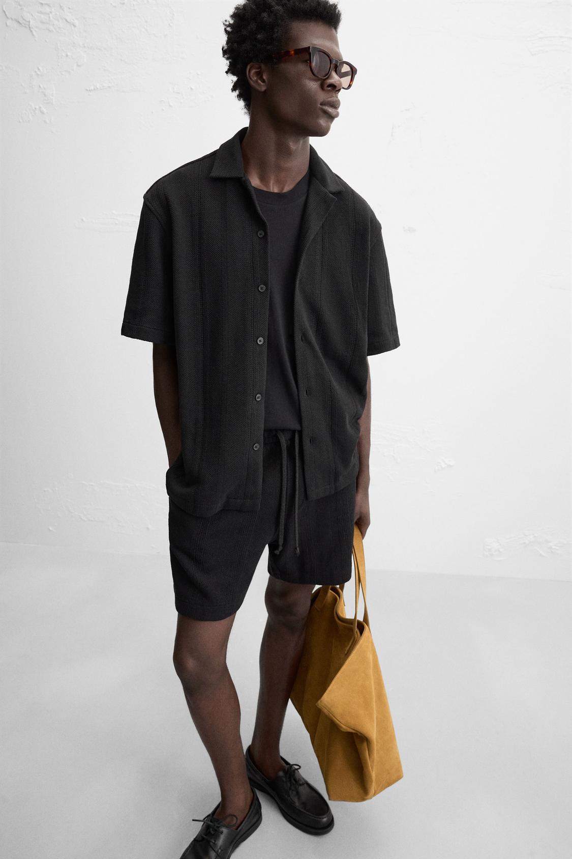 CHEMISE STRUCTURÉE JACQUARD