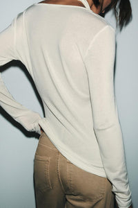 T-SHIRT DOUBLE MANCHE LONGUE