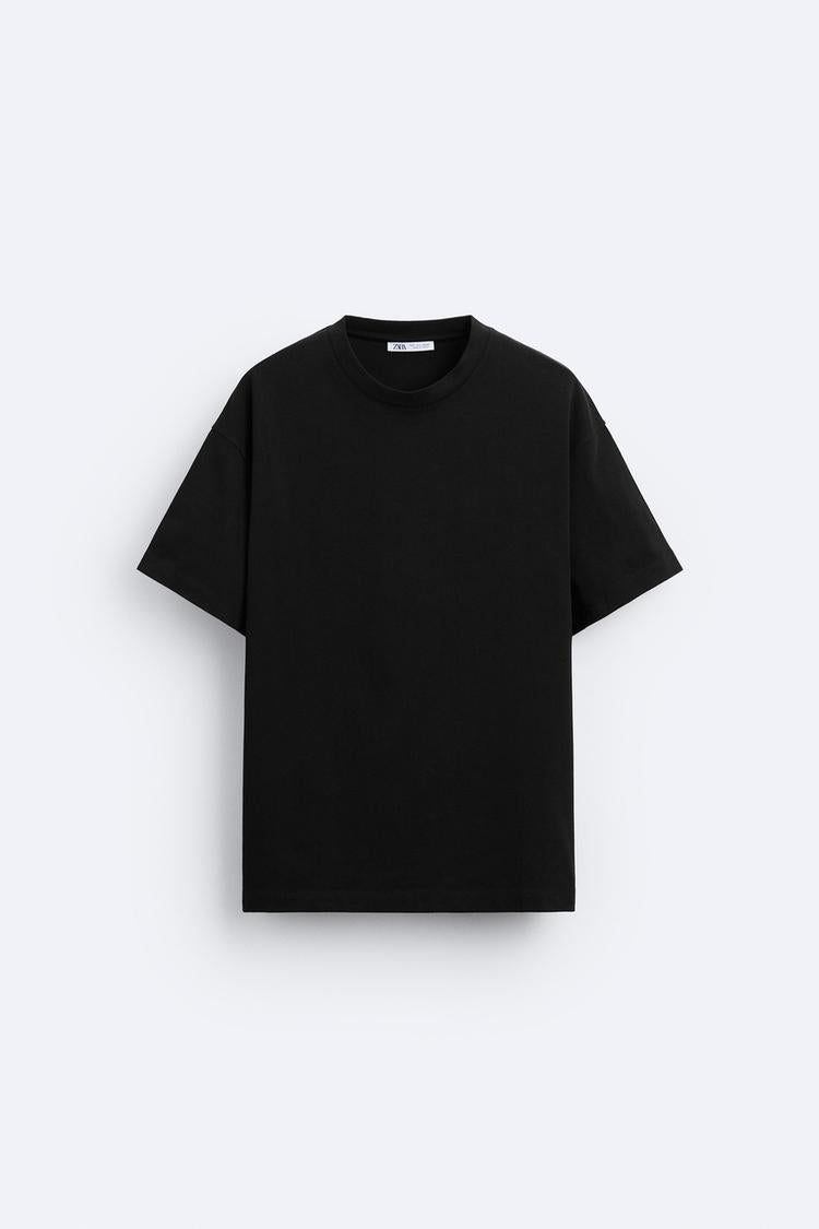 T shirt basique épais - Noir