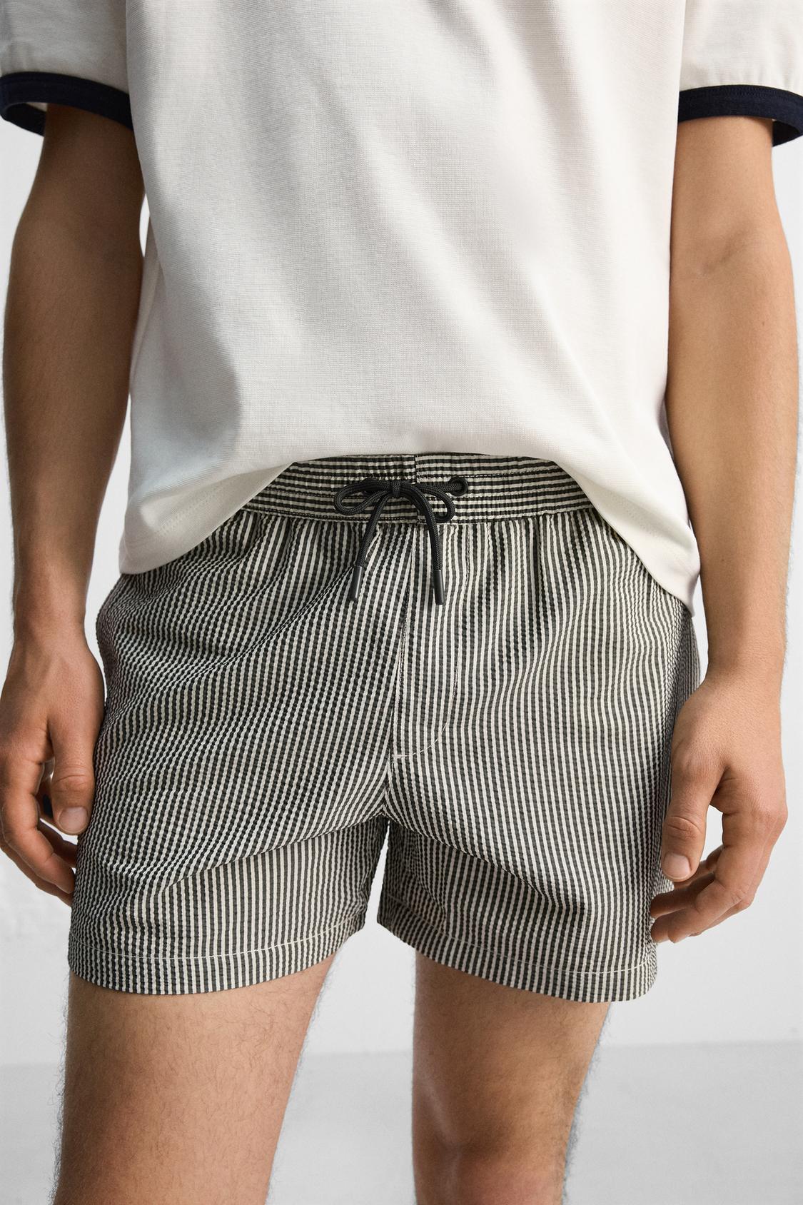 MAILLOT DE BAIN COURT SEERSUCKER