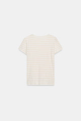T-SHIRT MANCHES COURTES AVEC LIN