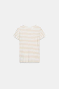 T-SHIRT MANCHES COURTES AVEC LIN