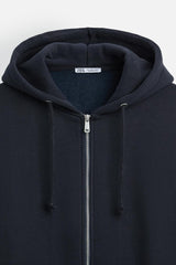 Sweat à capuche zip - Blanc Cassé
