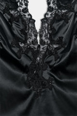 BODY HALTER SATINÉ DENTELLE ZW COLLECTION