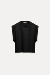 T-shirt épais effet délavé - Blanc