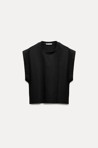 T-shirt épais effet délavé - Blanc