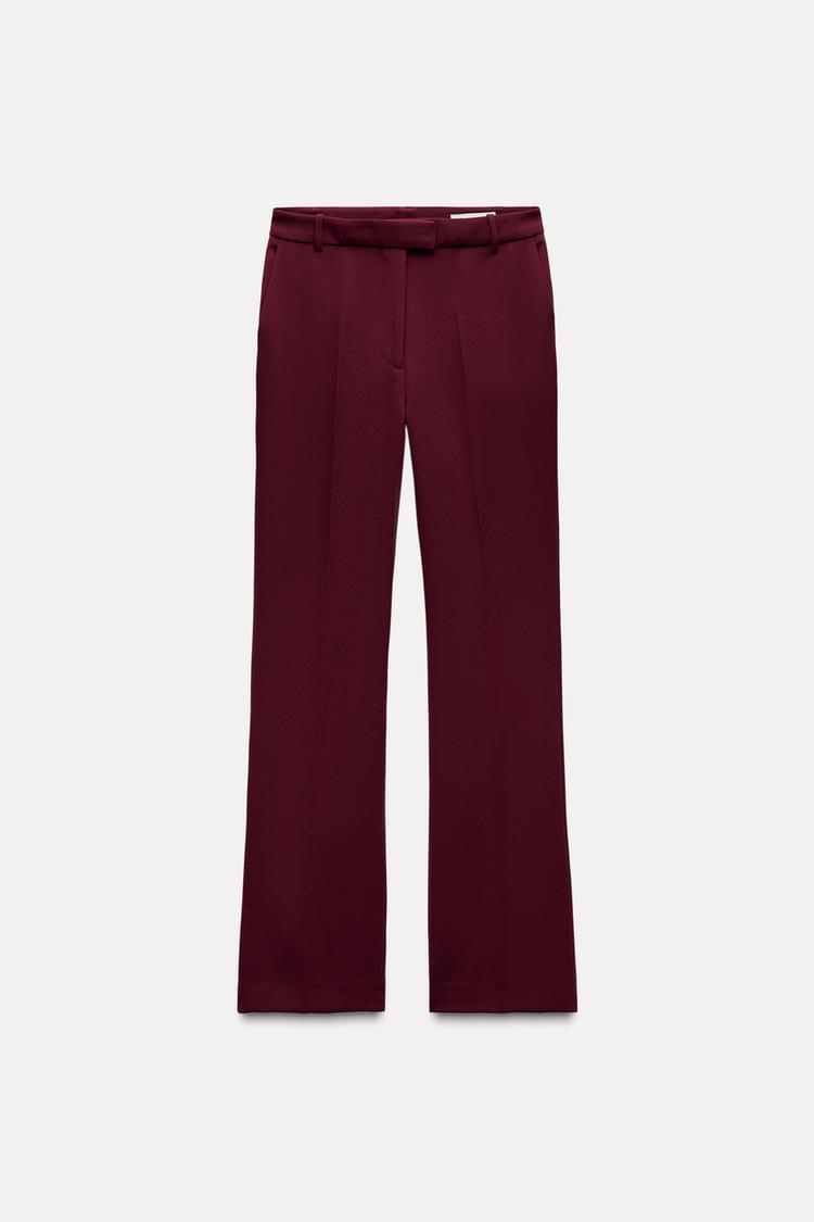 Pantalon droit collection zw - Grenat