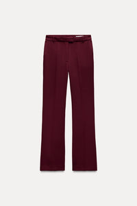 Pantalon droit collection zw - Grenat
